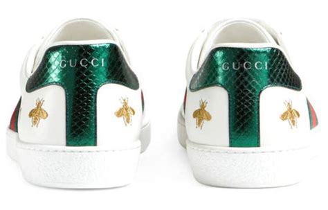 386750 gucci|gucci ace embroidered bees.